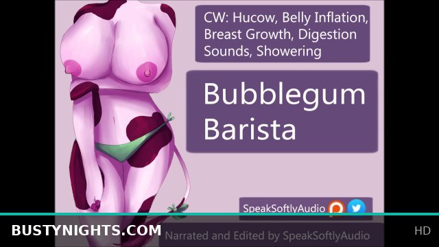 Busty Hucow Drinks Thick Syrup to Create Bubblegum Milk Fetish Action