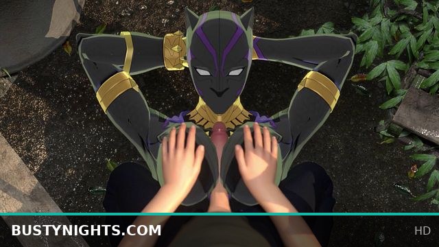 Marvel Tōkon: Fighting Souls - Black Panther Shuri Big Tits Titfuck Action