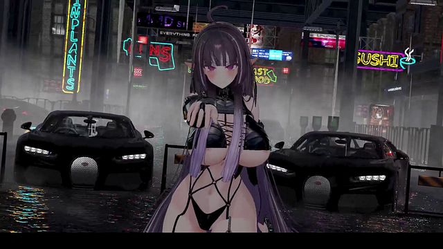 Elf VTuber's Big Boobs MMD Dance, K-Pop Style