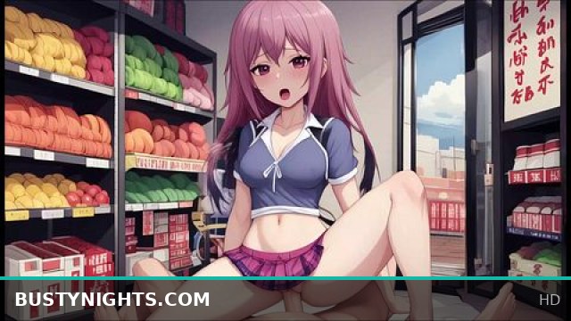 AI Generated - Convenience Store Titfuck Massive Boobs Pink Hair Creampie 😈🍆
